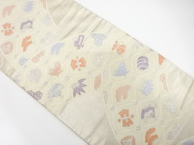 Japanese Kimono / Antique / Fukuro Obi Silk